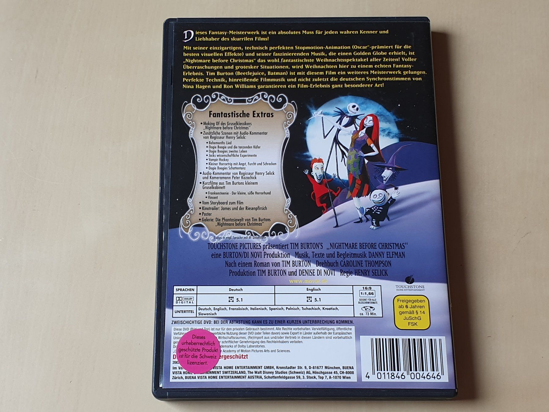 Tous les DVDs: Nightmare before Christmas – D'occasion à Stansstad par collectorsshop 1