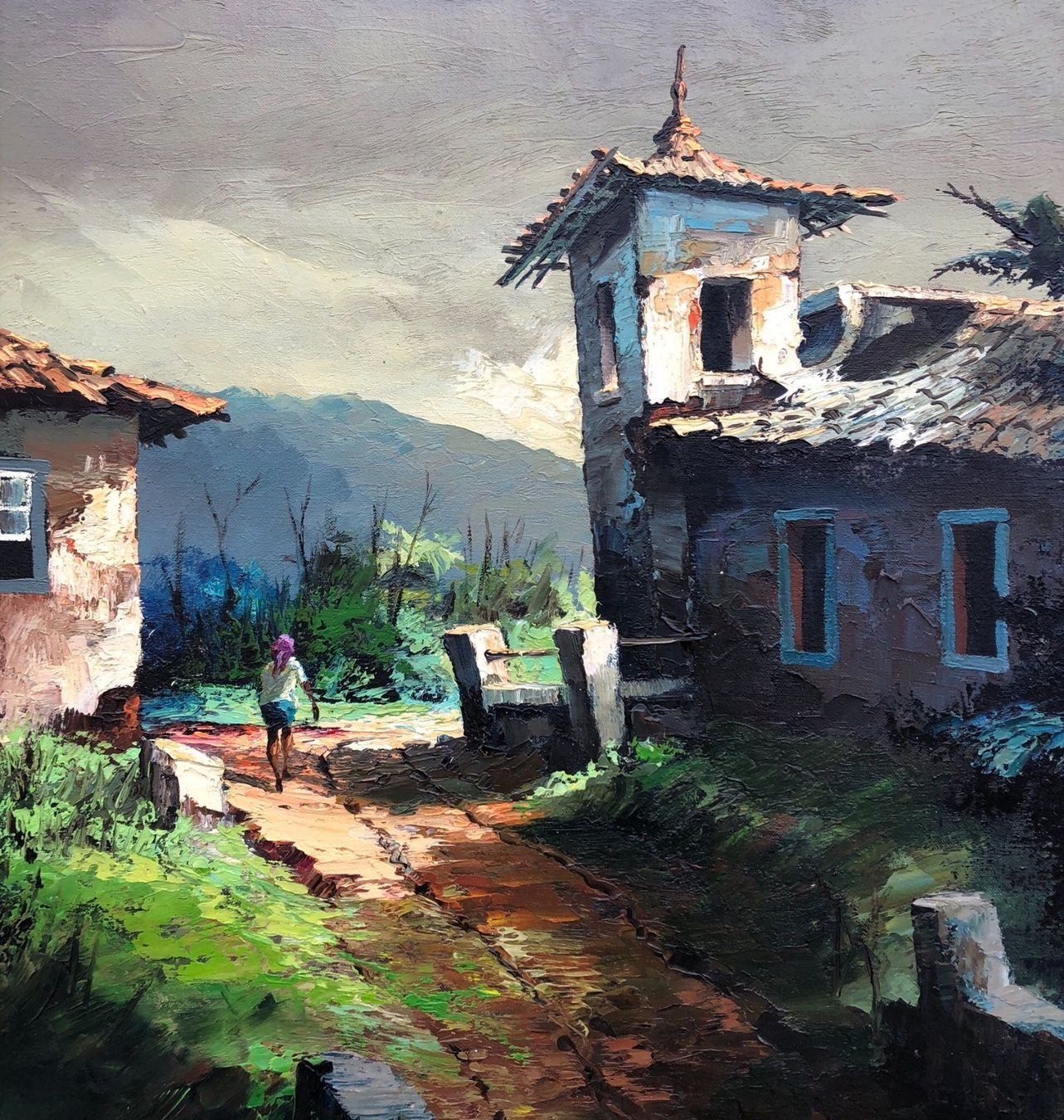 Dipinti: Impressionistische Ölgemälde 110x80 cm – Usato da Grenchen venduto da Elenka 1