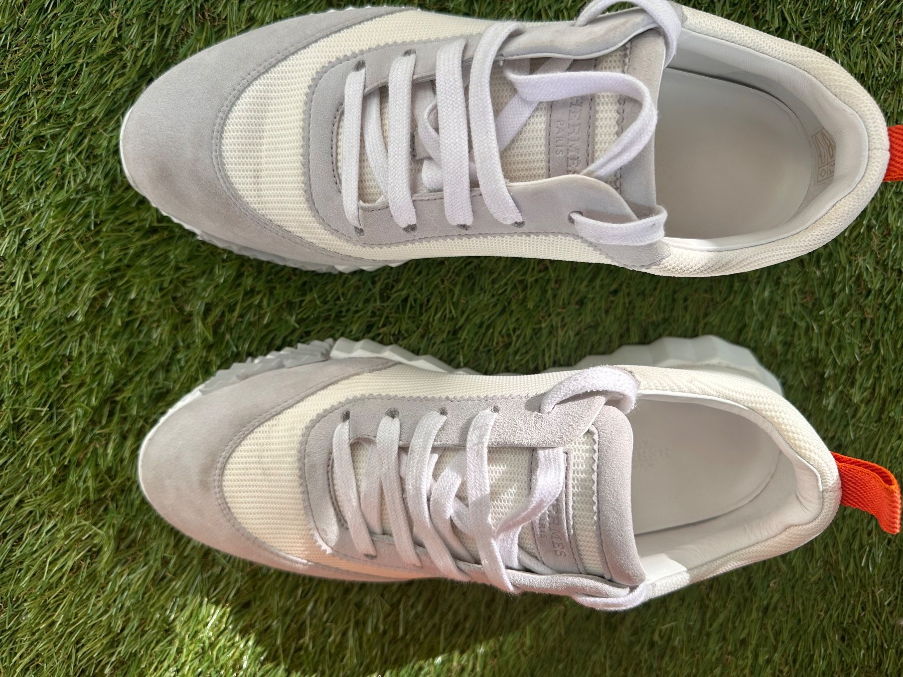 Hermès Damenschuhe: Hermès Bouncing - Taille 39 - Beige/Gris - Full Set – Gebraucht aus Carouge GE von Pierre_C 2