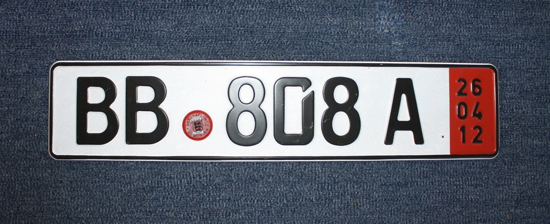 Insegne: 1Kontrollschild Autonummer Nummernschild Kennzeichen – Usato da Egnach venduto da Cintegral