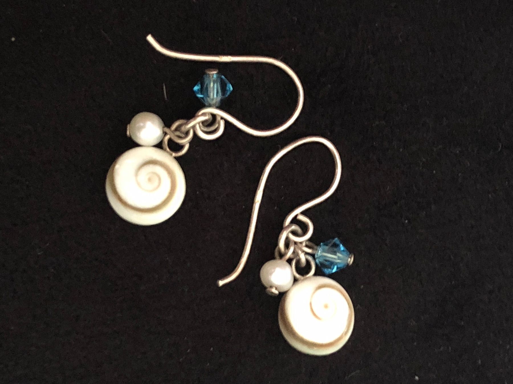 Orecchini pendenti & Orecchini a lobo: Ohrringe Sterling Silber 925 mit Perle Perlmutt – Usato da Läufelfingen venduto da Original100 5