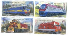 Briefmarken "Lokomotiven". Ukraine.