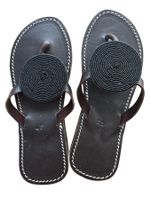 Handgemachte Leder-Sandalen - schwarz 40 🔥 50% SALE