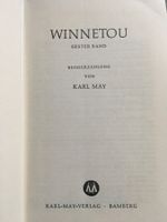 Karl May Winnetou 1 Karl-May--Verlag Bamberg
