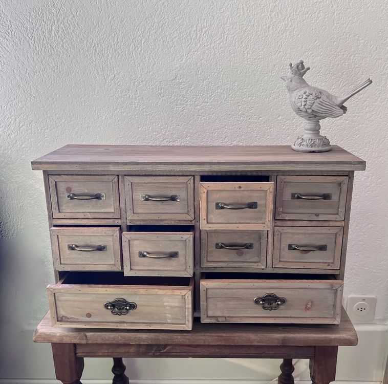 Vintage Kommode Shabby Chic - Ablage Möbeli mit Schubladen (Neu (gemäss ...