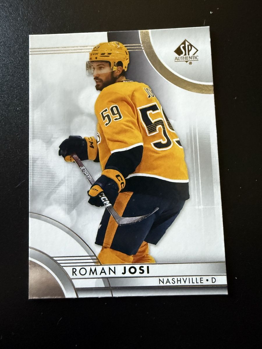 NHL Carte collezionabili: Roman Josi - Nashville Predators – Nuovo e nell'imballaggio originale da Réchy venduto da Leeroy1998