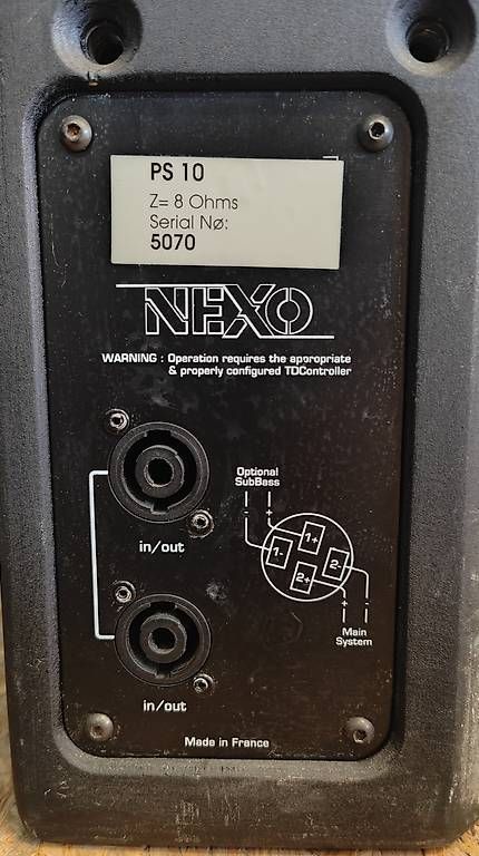 Casse acustiche: NEXO PS10 avec Filtre CrossOver – Usato da Villaraboud venduto da bou_55gq 1