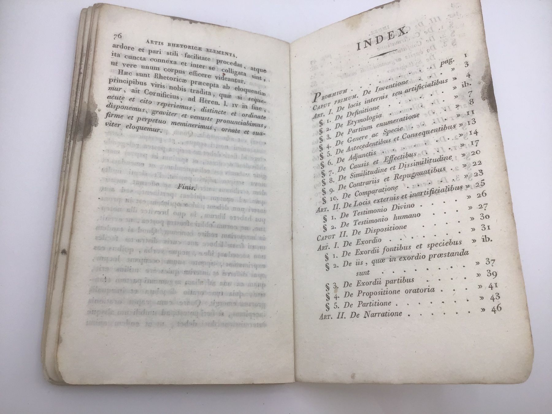 Livres: Artis rhetorice elementa pars altera – Défectueux à Nods par loredana18 8