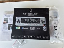 NEUER Retro 300 DAB /BT Autoradio Bluetooth dab+ USB Micro