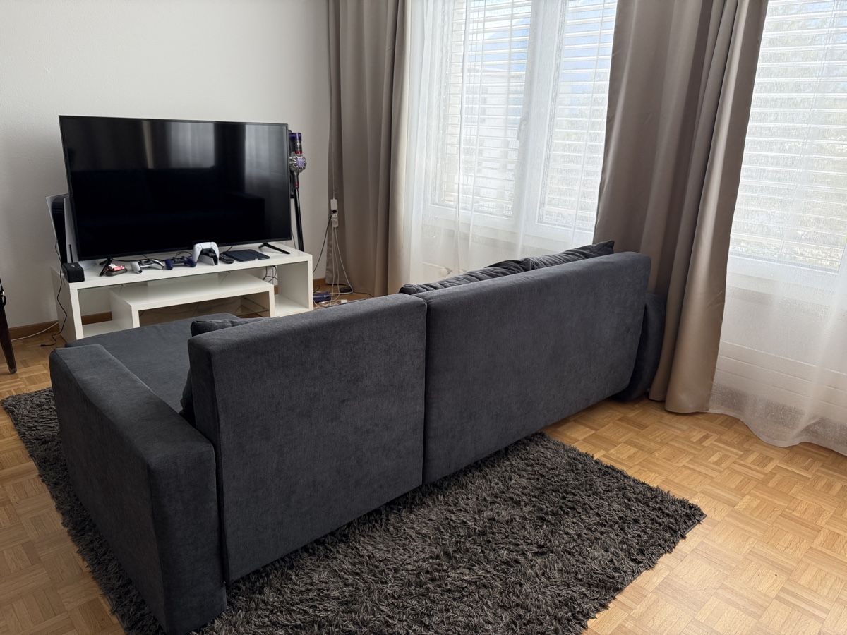 Sofas: Dark Grey Sofa  – D'occasion à Buchs SG par mec_8j2f 1