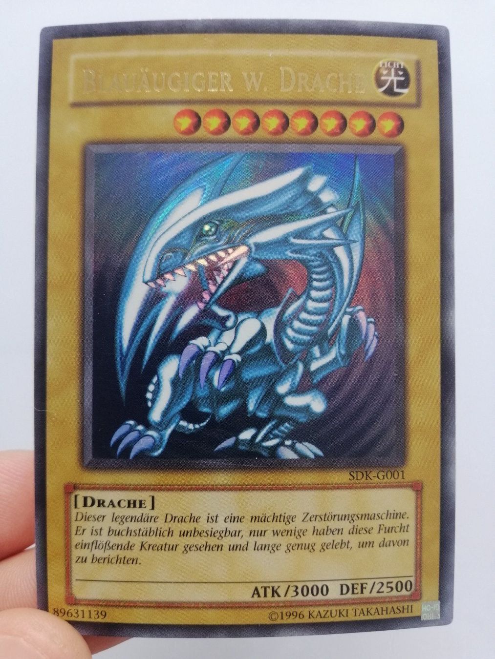 Yugioh Carte collezionabili: Blauäugiger W. Drache Ultra-Rare Mint – Nuovo (secondo la descrizione) da Boswil venduto da ShoppingCenterCity 5
