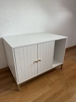 Elegante, weiss-goldene Kommode 80x50x56 cm