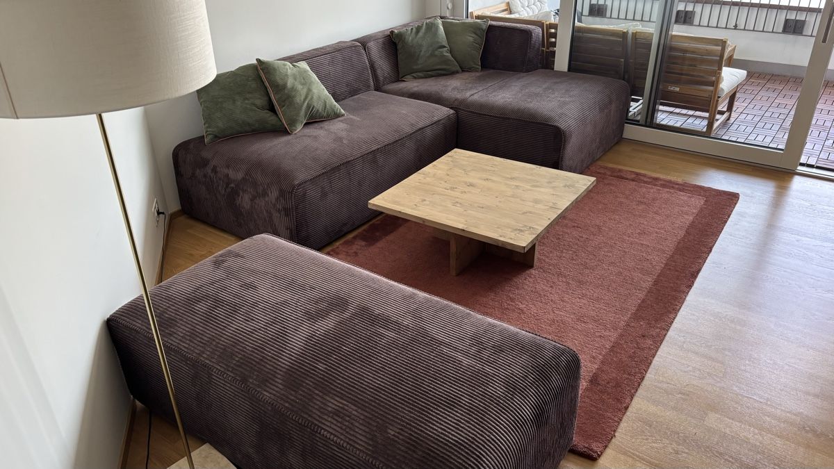 Divani: Ecksofa mit Hocker (modular) – Nuovo (secondo la descrizione) da Rheinfelden venduto da Ambor7 3