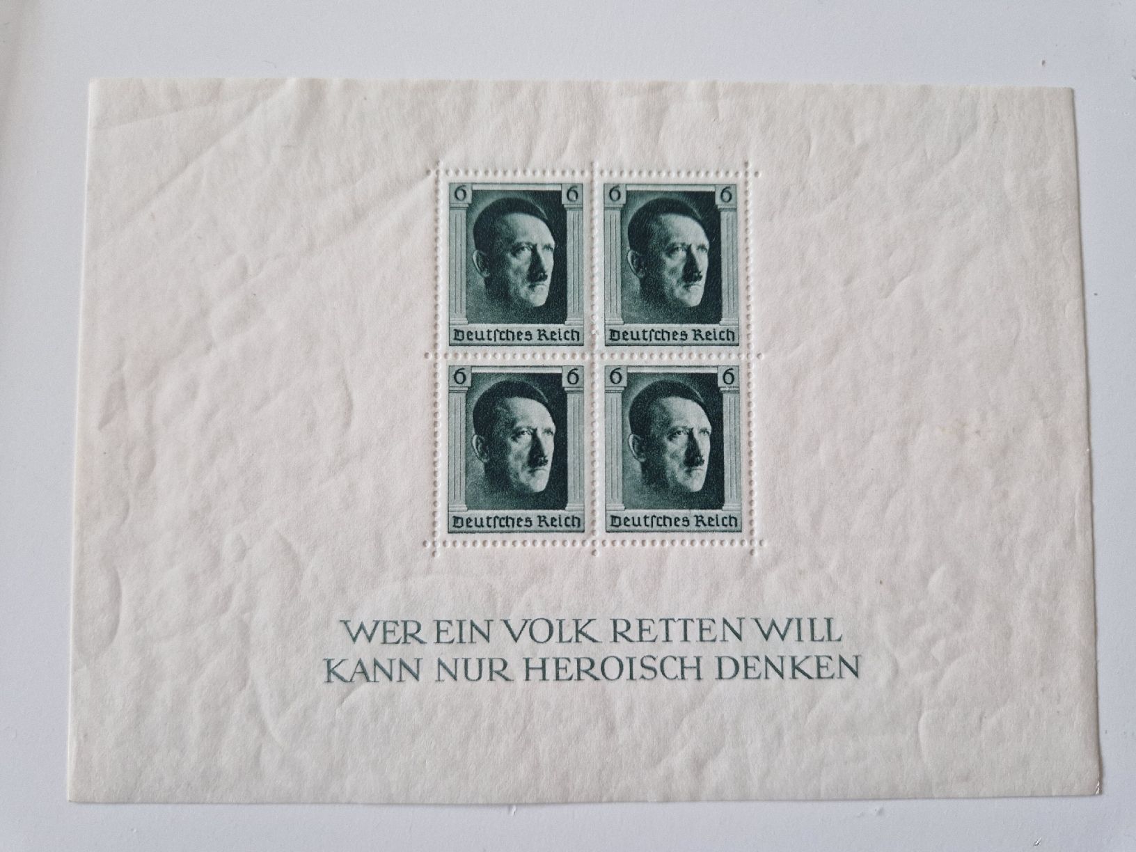 Tous les timbres: Deutsches Reich Block 7 Adolf Hitler – Neuf (Voir description) à St. Gallen par Enrico_SG