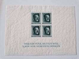 Deutsches Reich Block 7 Adolf Hitler