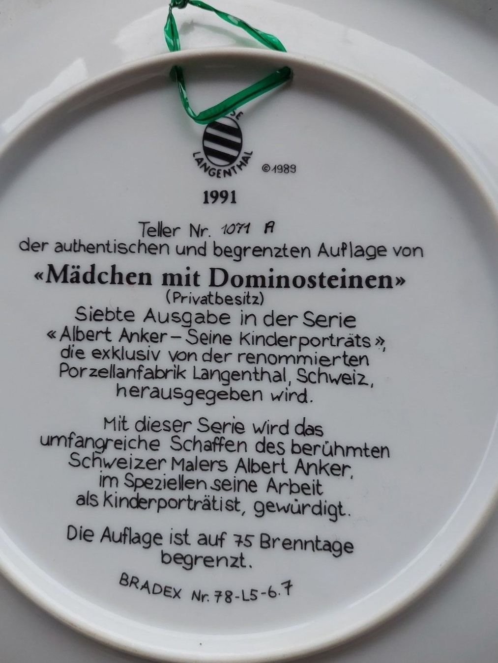 Teller: 18 STK ALBERT ANKER TELLER INKL 2 WANDREGALE – Gebraucht aus Huttwil von Kunterbuntli 5