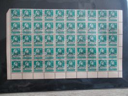 Timbres BIT n° 24 - 28 demi feuille de 50 timbres oblitérés