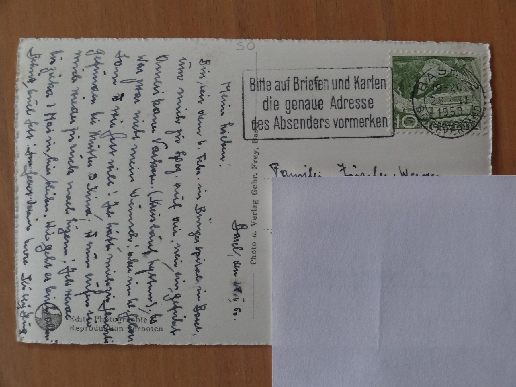 Cartoline postali: Mariastein Basilika - SO - 1950 – Usato da St Léonard venduto da Riglin 1