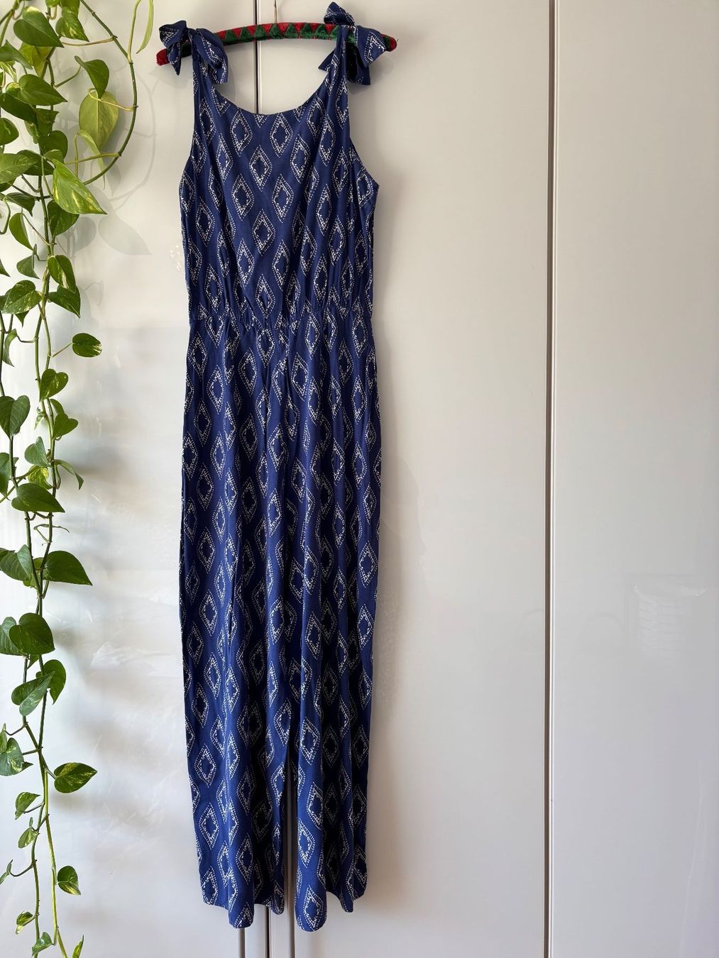 Tute: Jumpsuit blau gemustert – Usato da Zürich venduto da missmodernage 3