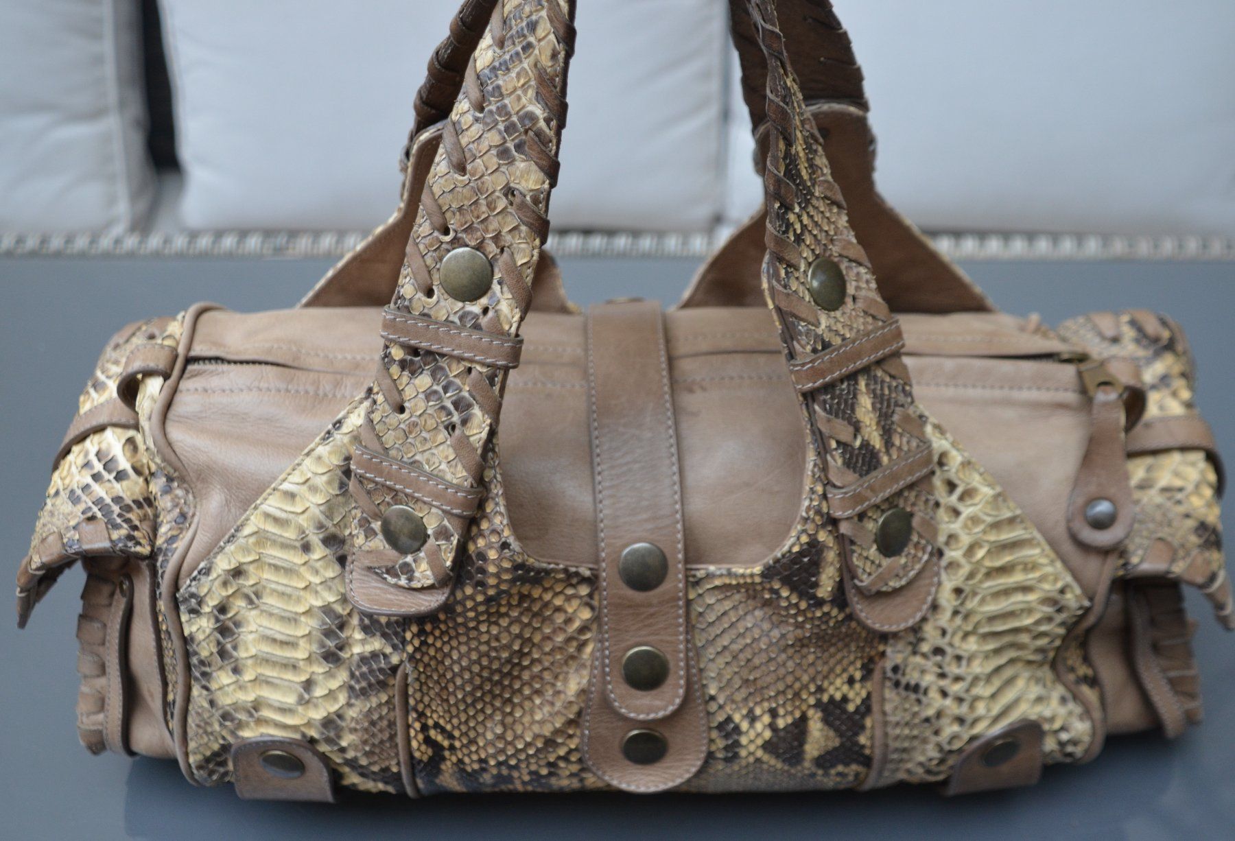 Chloé Borse da donna: Chloé Tasche Pythonleder / sac cuir de python – Usato da Collonges venduto da Auganien 2