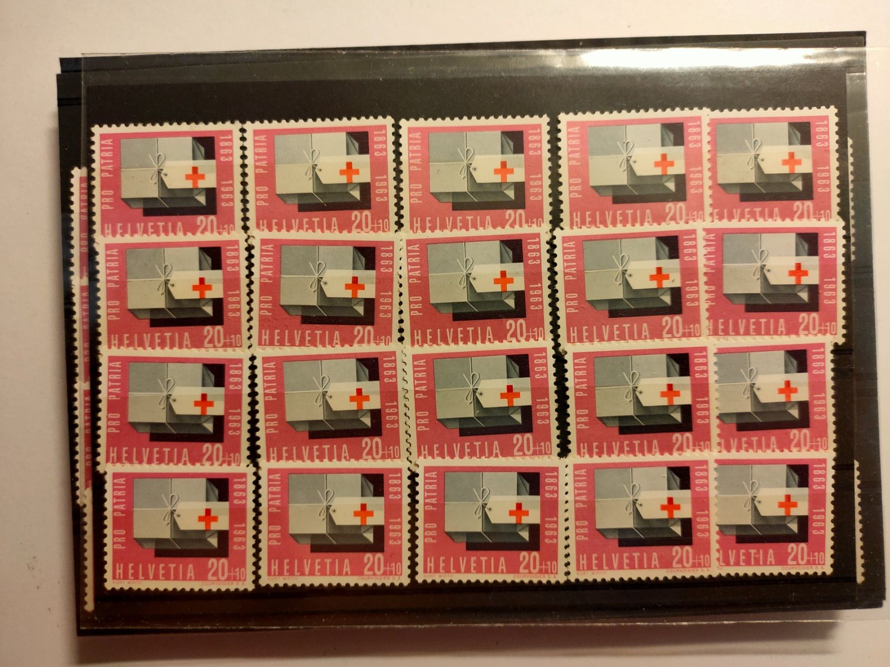 Tutti i francobolli: je 20x Postfrische Pro Patria 1963 – Nuovo (secondo la descrizione) da Zürich venduto da Joer