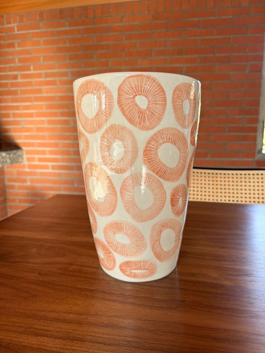 Vasi & Recipienti: Keramikvase mit Muster – Usato da Brütten venduto da Bettina_07