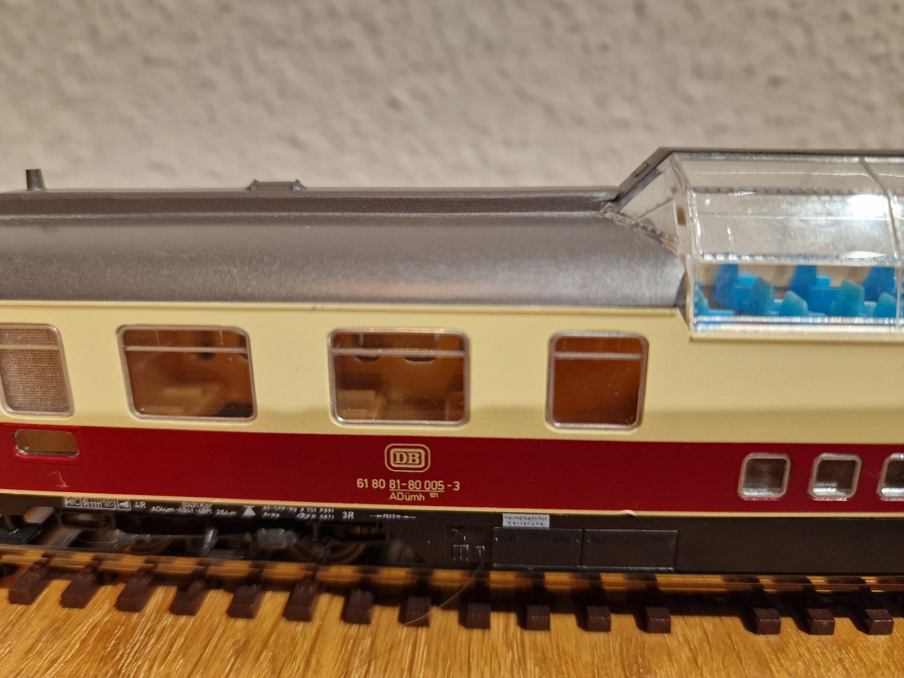 Roco Modellini di ferrovie: DB Aussichtswagen H0 – Usato da Matten b. Interlaken venduto da lor_hr9w 3