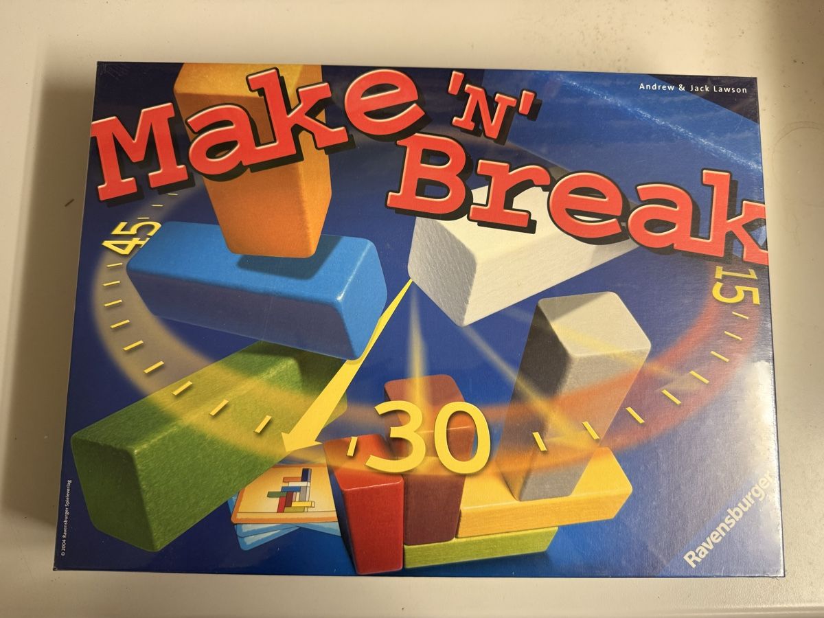 Giochi: Make and Break Spiel – Nuovo e nell'imballaggio originale da Mühleberg venduto da Slashi