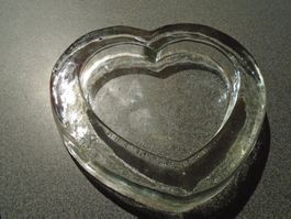 Schale Herz, Glas