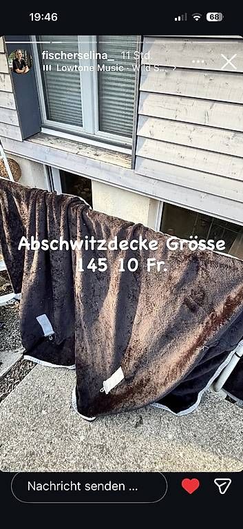 Coperte: Abschwitzdecke 145 – Usato da Weiningen TG venduto da Flauder05