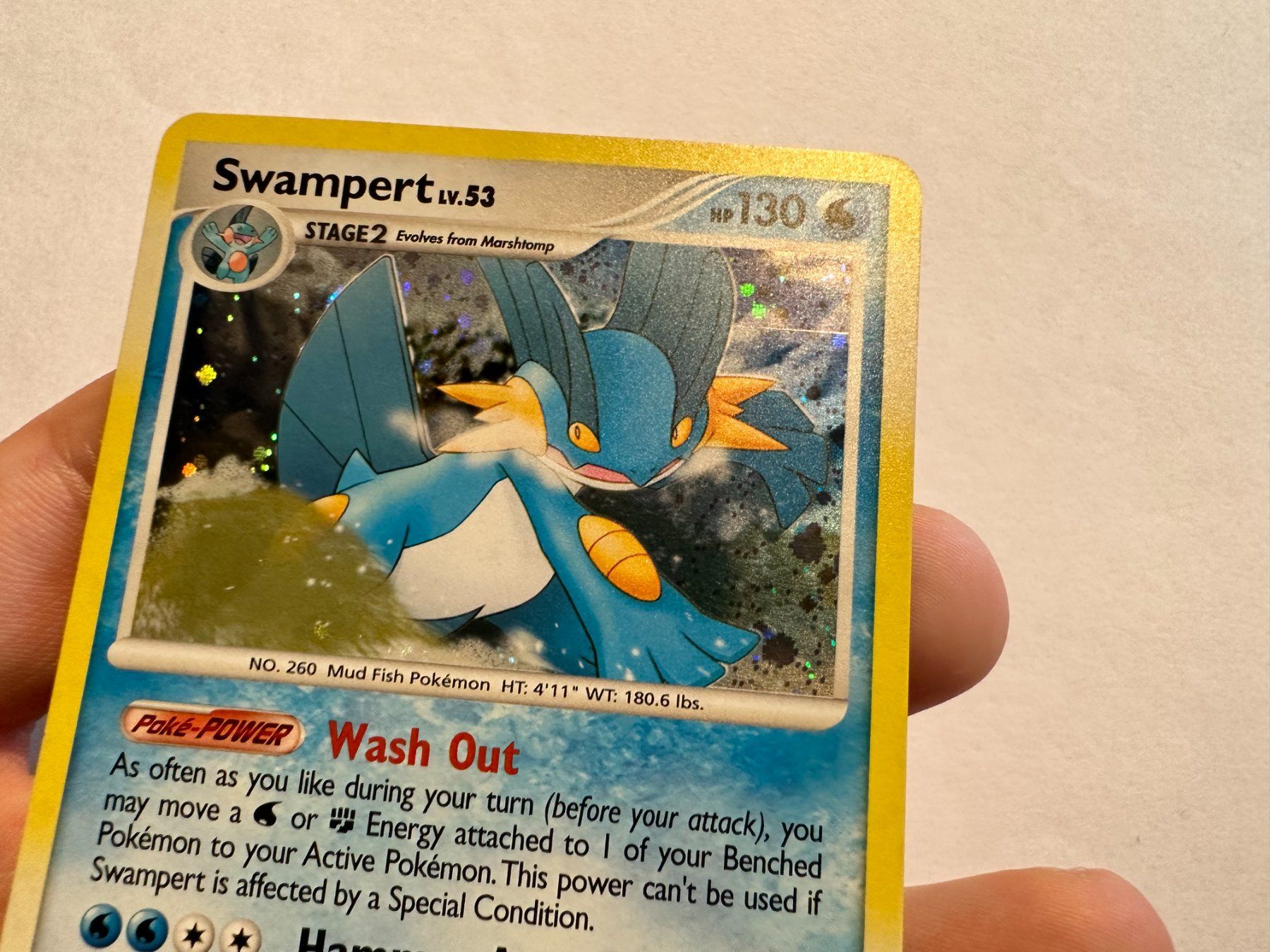 Pokémon Carte collezionabili: Swampert holo D&P Great Encounters EN – Usato da Hagendorn venduto da Pokecollectorch 2