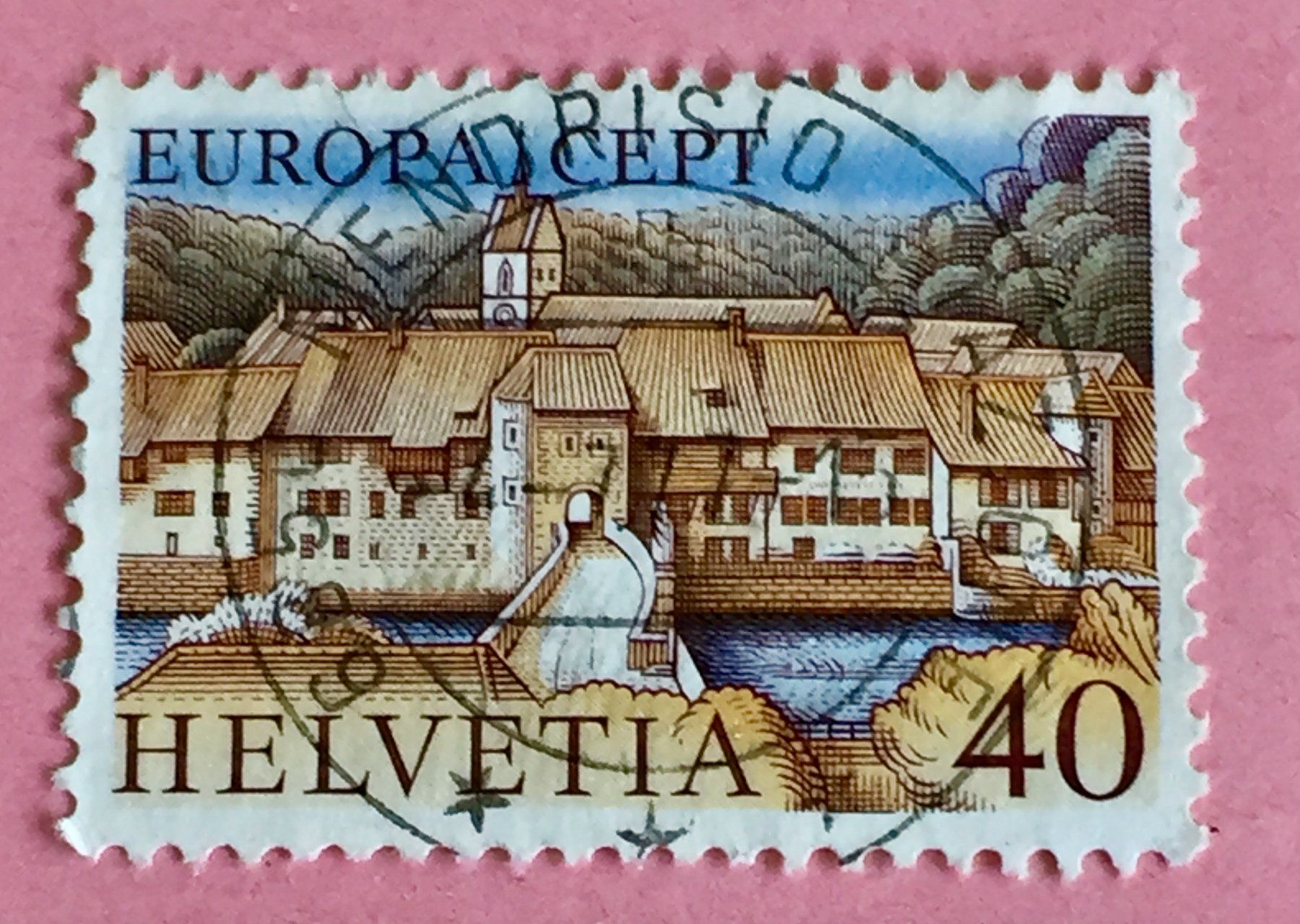 Tutti i francobolli: Nr.589 GESTEMPELT 1977  Mendrisio    – Usato da Aarau venduto da Billa007