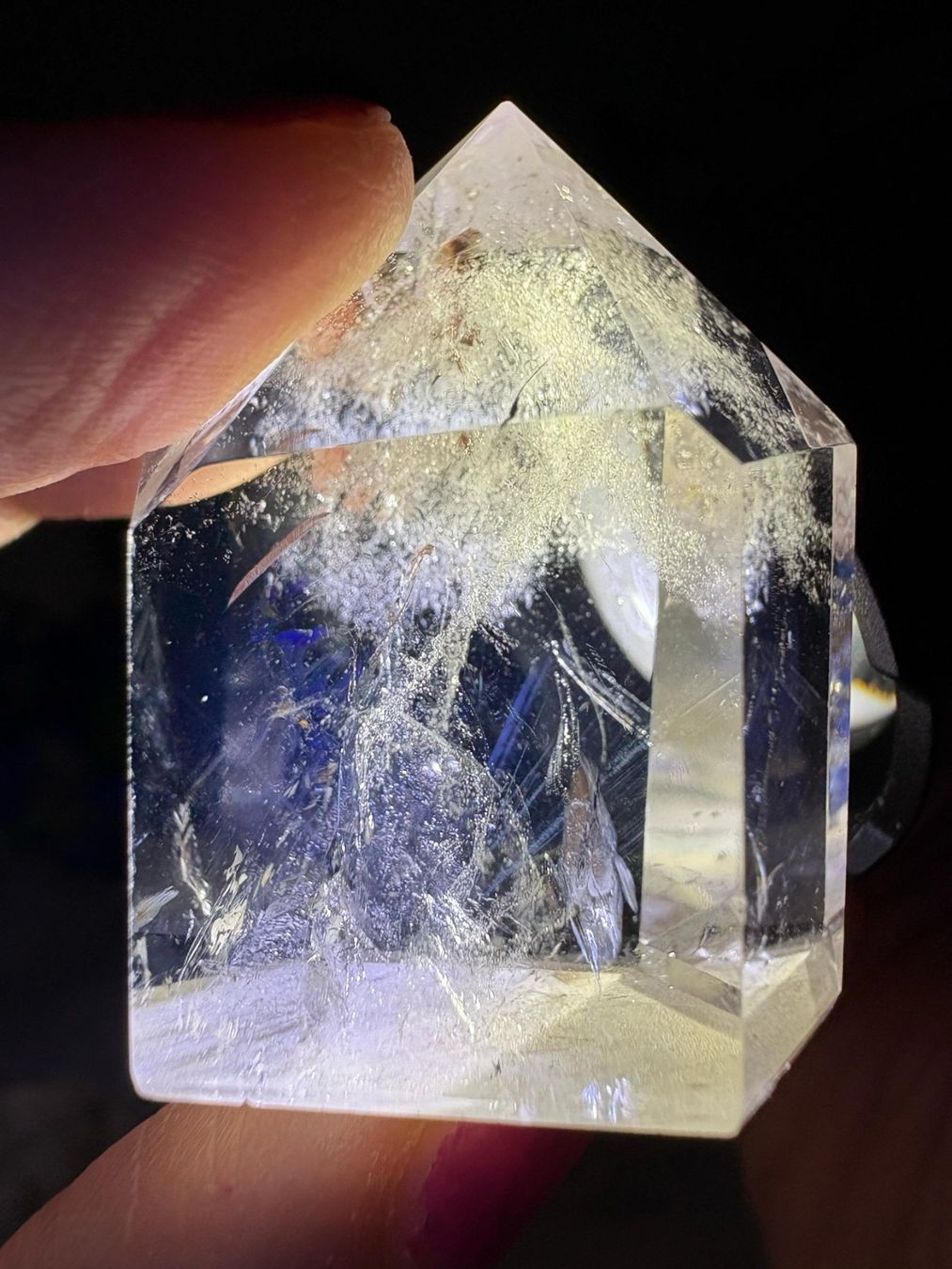 Minerali & Pietre curative: Citrin mit Blue Needle – Nuovo (secondo la descrizione) da Neuheim venduto da m.hald 3