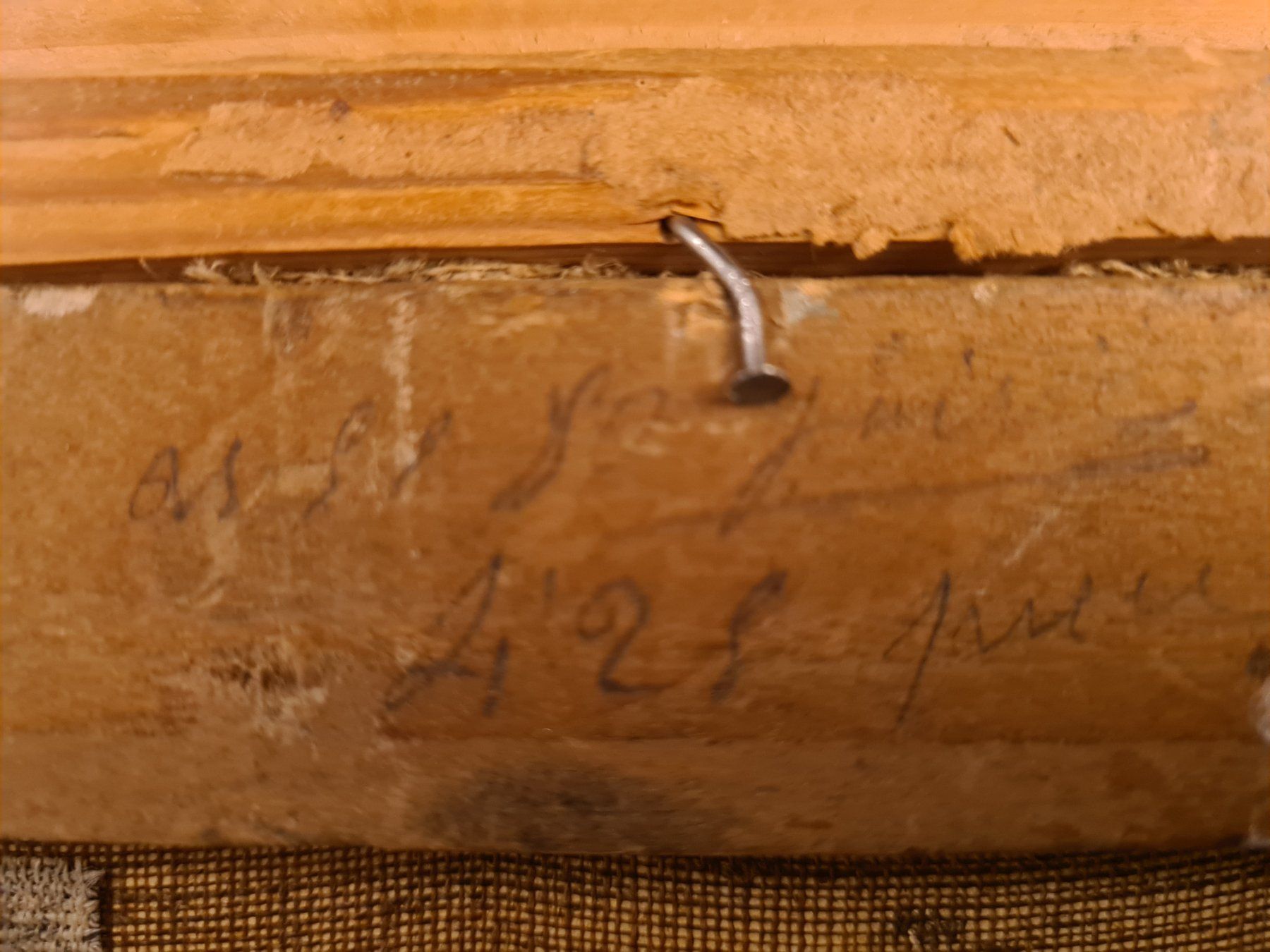 Gemälde: Landschaftsgemälde um 1880 – Gebraucht aus Rotkreuz von Dobermann5 4