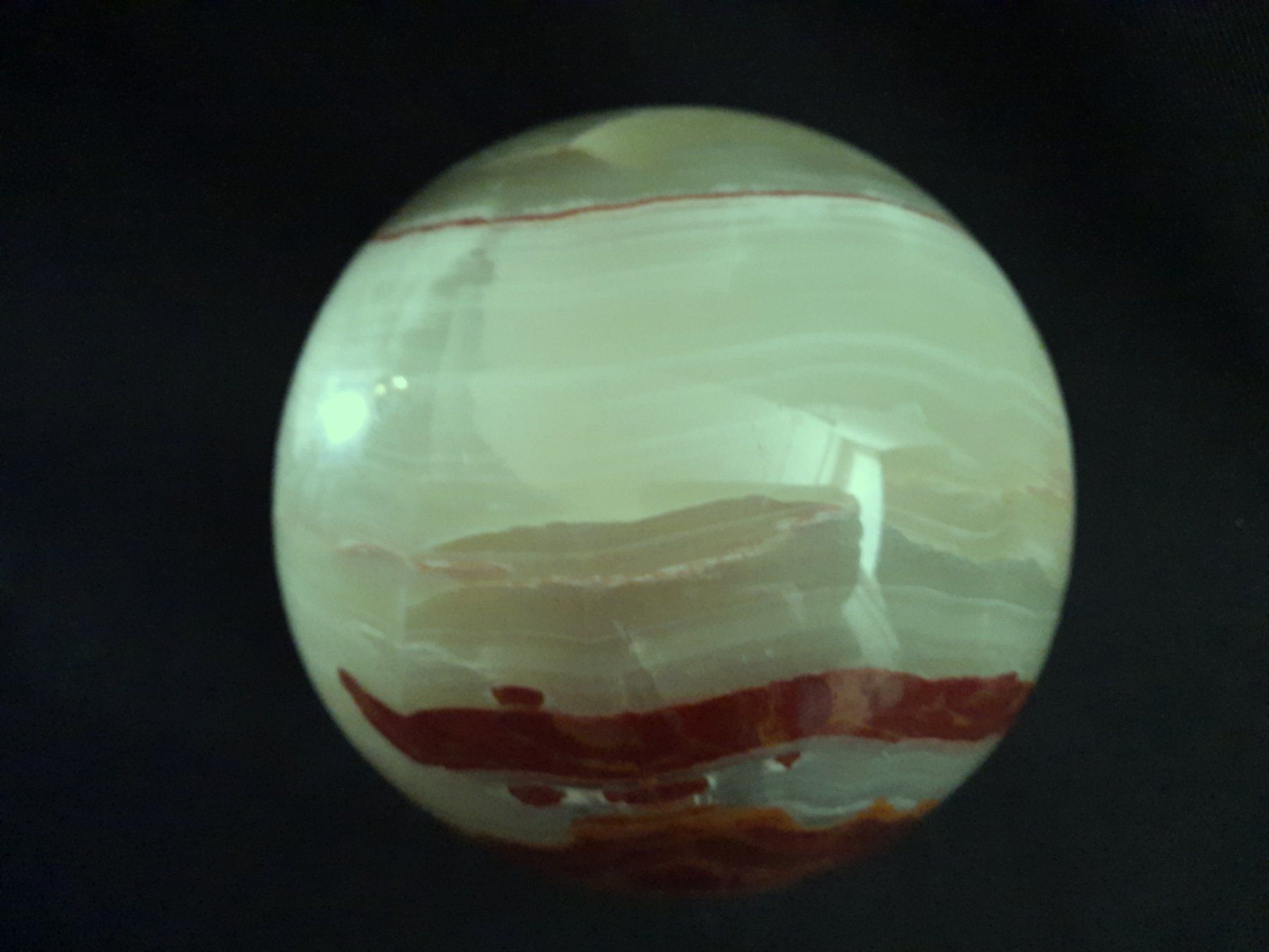 Mineralien & Heilsteine: ONYX-Steinkugel 4.67Kg – Gebraucht aus Beinwil am See von Restwert_Beinwil 1