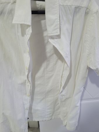 WE Men,Top Hemd,Sommerhemd,Freizeithemd,Gr.S,Weiss