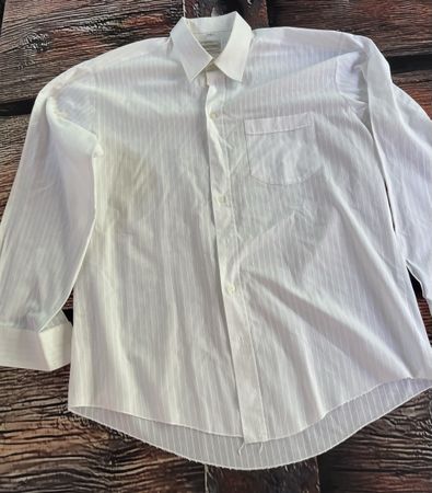 Chic Camicia bianca a righe Seidensticker, tg L/XL-affare!