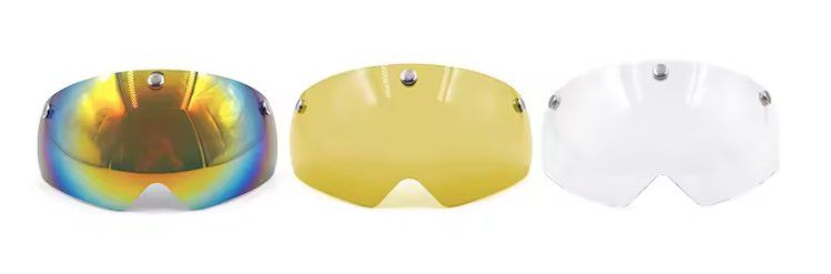 Caschi: Fahrrad Helm mit licht und Brille – Nuovo e nell'imballaggio originale da Châtelaine venduto da topshop.switzerland 3