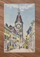 Kunstkarte Bremgarten, Marktgasse mit Spittelturm
