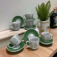 Set mit 6 Espresso-Tassen - 6 Tasses Espresso en Céramique
