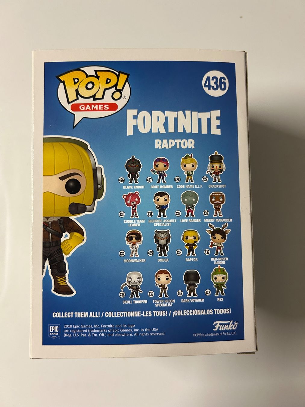 Funko Statuette: Funko PoP Fortnite Raptor #436 – Nuovo e nell'imballaggio originale da Wangen an der Aare venduto da SG94 1