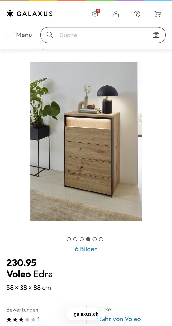 Pfister Cassettiere: Commode 4 tiroirs – Usato da Genève venduto da stauffer74 1