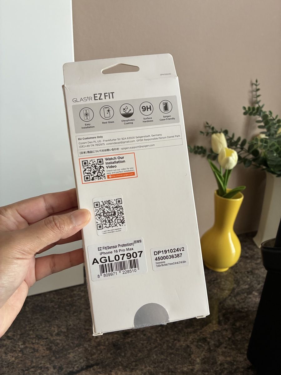 Ritocchi & pellicole di protezione: Glass Protection iPhone 16 Pro Max – Nuovo e nell'imballaggio originale da Sorens venduto da purpureta 2