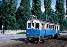 Postkarte Birsigthalbahn Nr. 7 von 1923               BTM060