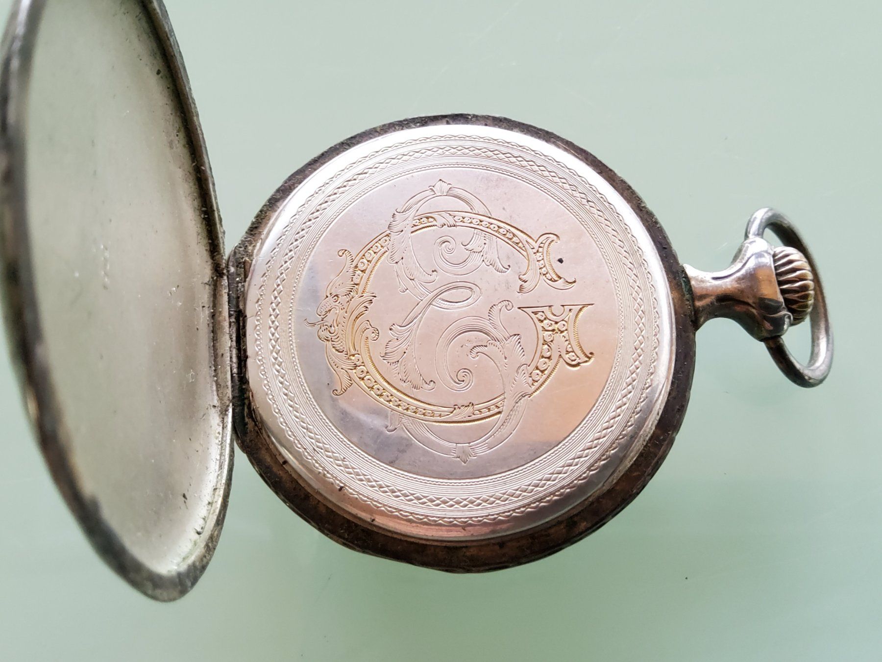 Uhren: Montre de poche mécanique en argent  – Defekt aus Malleray von Broc-Mo 6