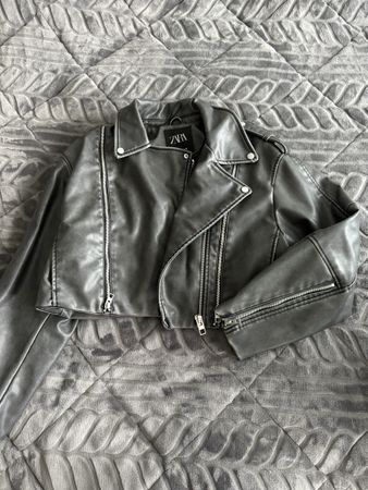 Veste Zara en jean gris, taille xl