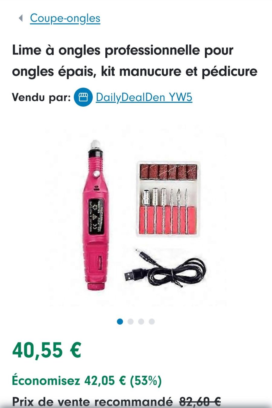 Manicure: Ponceuse à ongle neuve – Nuovo e nell'imballaggio originale da Vevey venduto da sev_nw9m