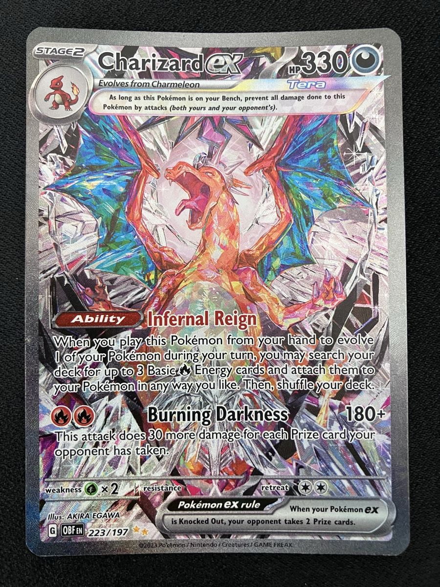 Pokémon Carte collezionabili: Charizard EX 223/197 – Usato da Riedikon venduto da Manly13