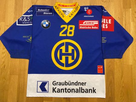 ORIGINAL HC DAVOS # 28 AXELSSON TRIKOT 2015/16 HCD M