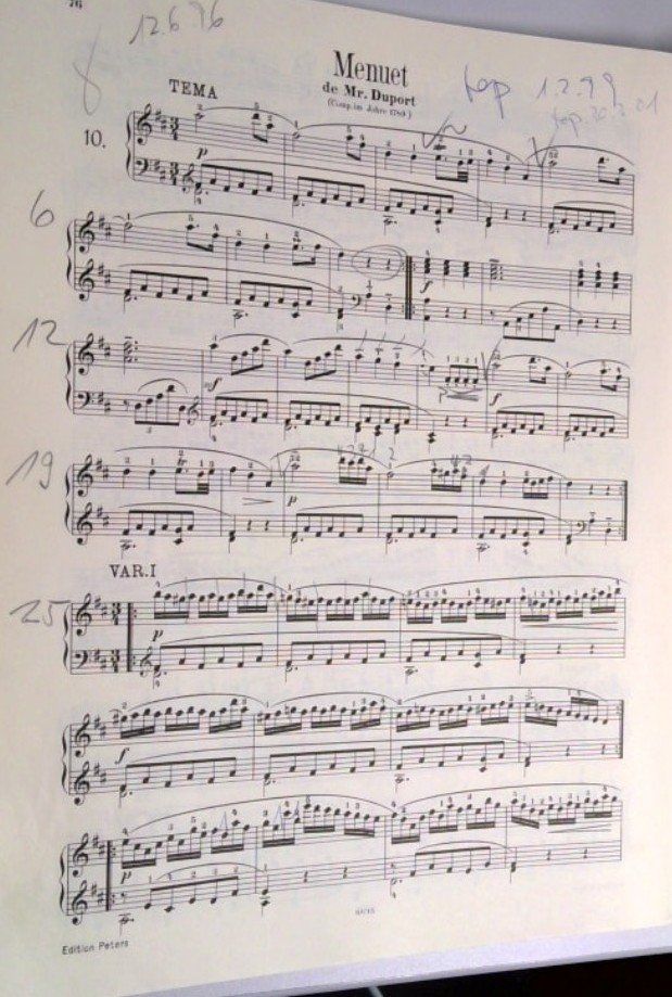 Libri: Klaviernoten Mozart Variationen – Usato da Luzern venduto da Avacont 1